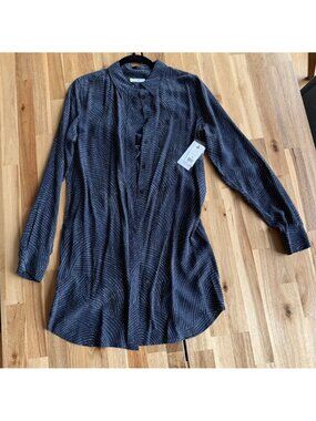 Equipment Brett Silk Shirt Dress M